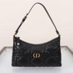 Christian Dior Miss Caro Mini Hobo Shoulder Bag Black